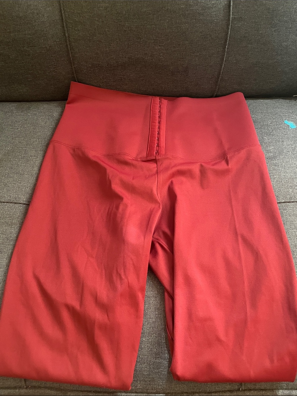 High-Waist Red Active Leggings